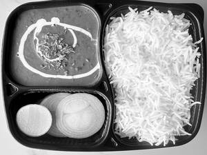 Dal Makhni With Plain Rice Combo