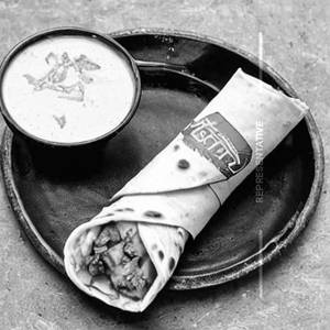 Paneer Khurchan Kathi Roll
