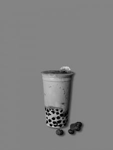 Blueberry Bubble Tea (milk)