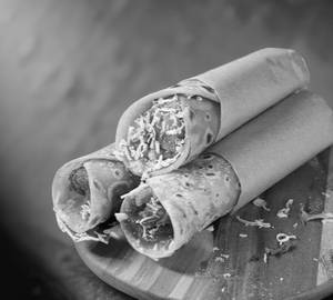 Veg aloo paties wrap