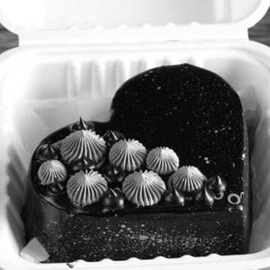 Chocolate Truffle Heart Cake Bento