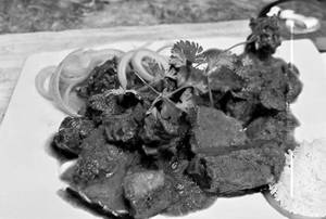 Mutton Kolhapuri Sukka 
