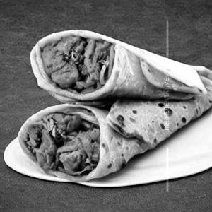 Chicken Achari Kathi Roll