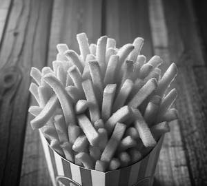 Regular french fries full
