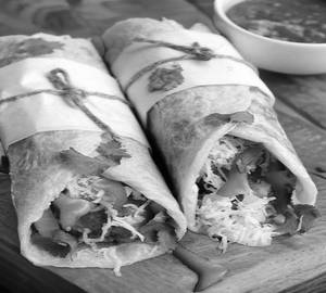 Veg chilli garlic cheese wrap