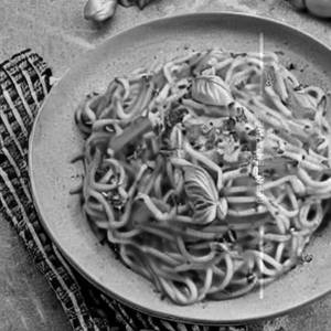 Veg Schezwan Spaghetti Pasta