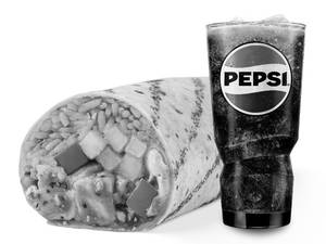 Habanero Burrito Veg + Pepsi Masala Twist