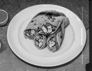 Paneer Achari Kathi Roll