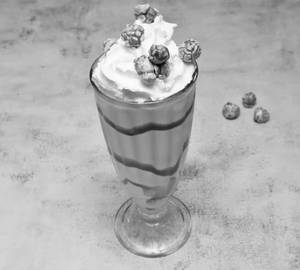 Salted Caramel Popcorn Shake