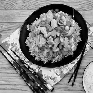 Chicken Singapore Rice