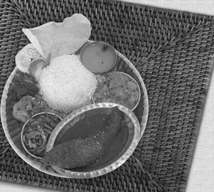 Pabda fish special thali