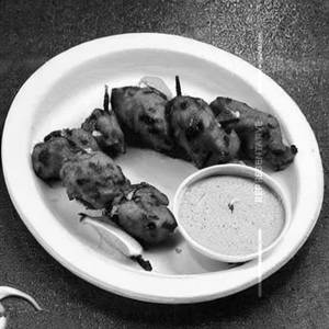 Chicken Gulabi Seekh Kebab