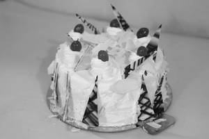 White Forest Cake
