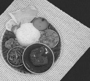 Katla fish special thali