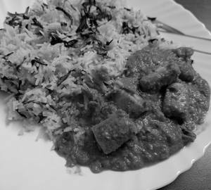 Fried Rice With Paneer Butter Masala