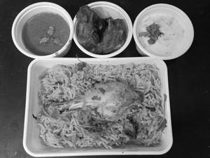 EXCLUSIVE Chicken Briyani  + Chicken 65 ( 3 Pcs With Bone)