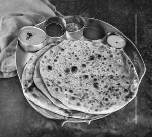 Butter Paneer Paratha