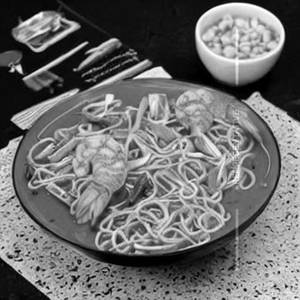 Prawns Bang Bang Noodle