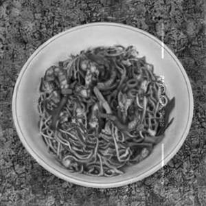 Prawns Sesame Chilli Noodles