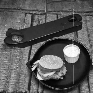 Chicken Crispy B B Q Cheese Burger