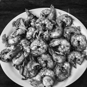 Prawns Coconut Fry
