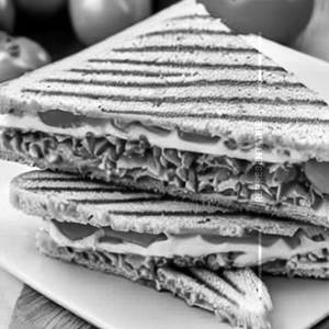 Tomato Omelette Sandwich