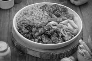 Chicken Teriyaki, Sautee Vegetables  With Quinoa