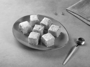 Kesar Coconut Burfi