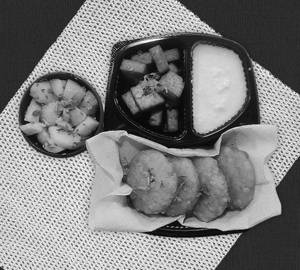 Navratri Thali (Makhmali Paneer+ Aloo Jeera+sabudana vada + Dahi)