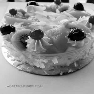 White Forest Cake Small