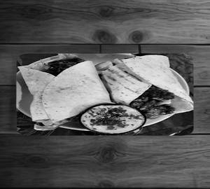Mock Chicken & Spinach Wrap