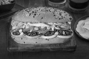 Roasted Chicken Strips Multigrain Sandwich