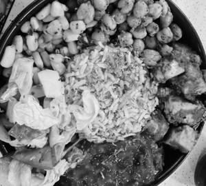 Buddha Bowl With Chickpeas And Tahini