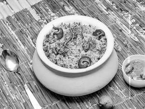 Mix Mushroom Pot Rice