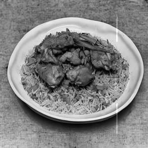 Chicken singaporean rice