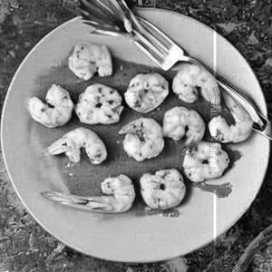 Butter garlic prawns