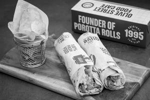 2 Chicken Pocket Friendly Wraps + Potato Chips