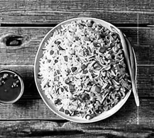Burnt garlic fried rice