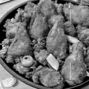 Chicken Fried Rice Pakoda