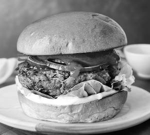 Veg paneer burger