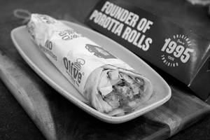 Veg Patty Parotta Roll