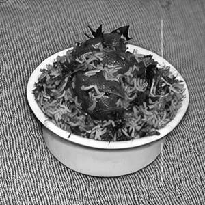 Leaf Kaadai Biriyani(quail)