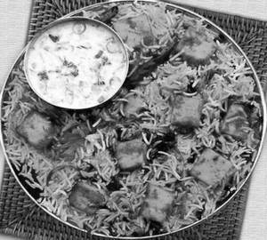 Hyderabadi paneer biryani