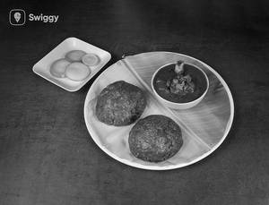 Raagi Mudda With Mutton Curry