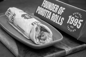 Chicken Steak Parotta Roll