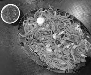 Schezwan Mushroom Noodles