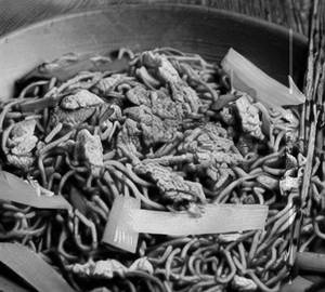 Chicken fried  noodles