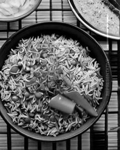Veg. Pot Rice with gravy