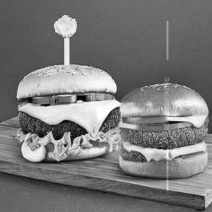 Veg Swiss Cheese Burger 