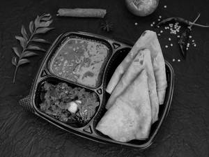 3 Pc Chapathi With Chicken Gravy & Schezwan Chicken